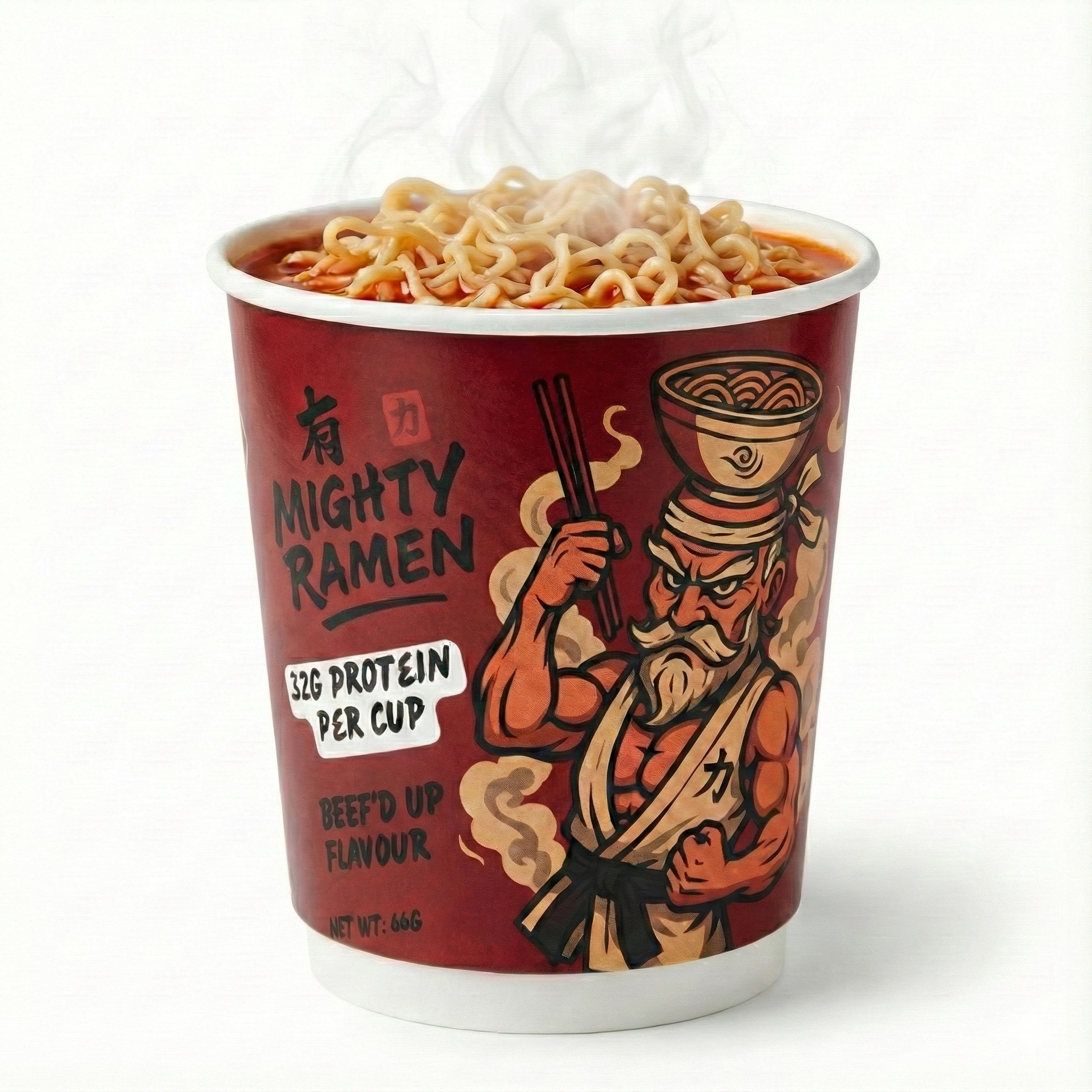 Mighty Ramen Variety Pack (12 Cups Box)