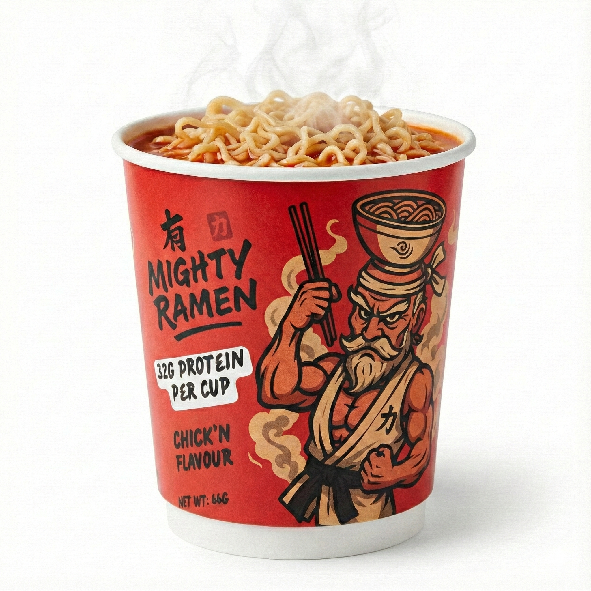 Mighty Ramen Variety Pack (12 Cups Box)