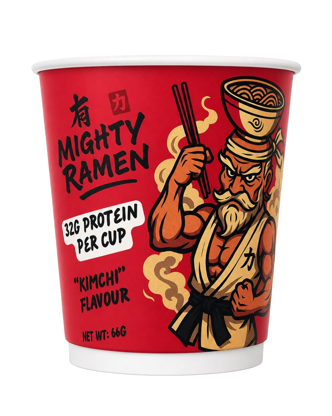 Mighty Ramen Kimchi & Curry Inferno Pack (12 Cups)